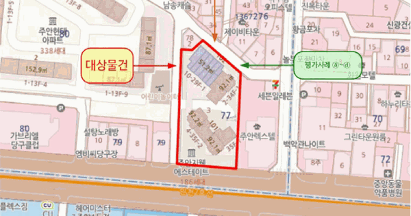 인천광역시 미추홀구 주안동 77-3 주안지웰에스테이트 102동 23층오피스텔2305호 미지정 경매 물건 이미지