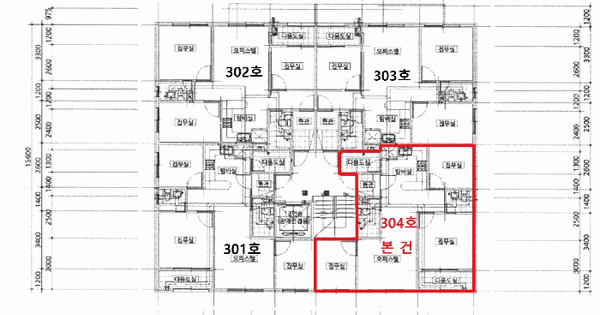 인천광역시 부평구 부평동 119-7 로뎀레뷰  3층304호 미지정 경매 물건 이미지