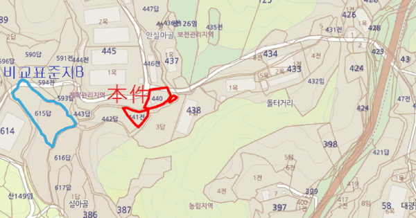 강원특별자치도 횡성군 횡성읍 옥동리 439  미지정 경매 물건 이미지