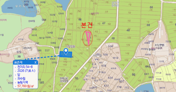 경상북도 경산시 남산면 전지리 511  미지정 경매 물건 이미지