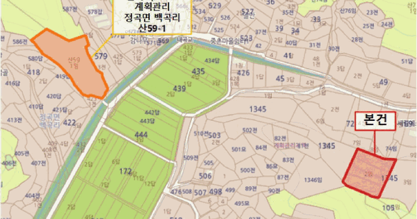 경상남도 의령군 정곡면 백곡리 1345-2  미지정 경매 물건 이미지