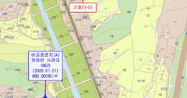 충청남도 당진시 정미면 사관리 231-1  미지정 경매 물건 이미지
