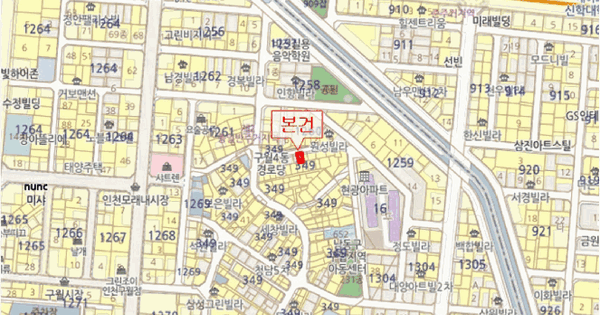 인천광역시 남동구 구월동 349-738 두손빌라  4층402호 미지정 경매 물건 이미지