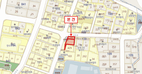 인천광역시 남동구 만수동 111-29  1층101호 미지정 경매 물건 이미지