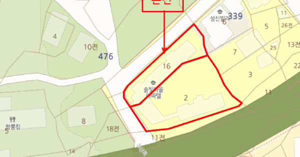 경기도 용인시 처인구 포곡읍 전대리 476-2 솔빛마을 102동 3층304호 미지정 경매 물건 이미지