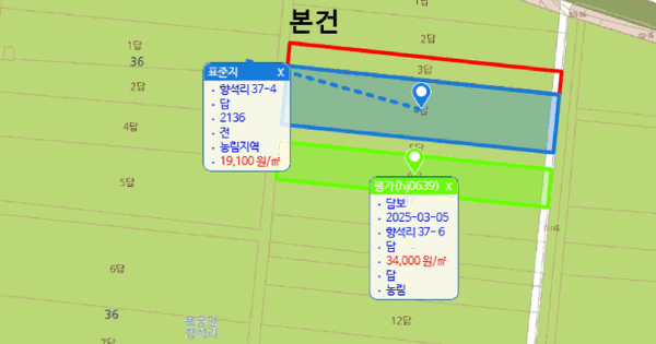 경상북도 예천군 용궁면 향석리 37-3  미지정 경매 물건 이미지