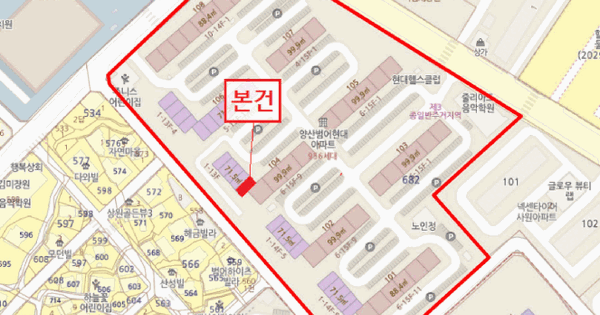 경상남도 양산시 물금읍 범어리 682-1 현대아파트 104동 7층704호 미지정 경매 물건 이미지