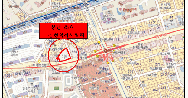 대구광역시 동구 신천동 538-3 신천역까사밀라 101동 1층106호 미지정 경매 물건 이미지