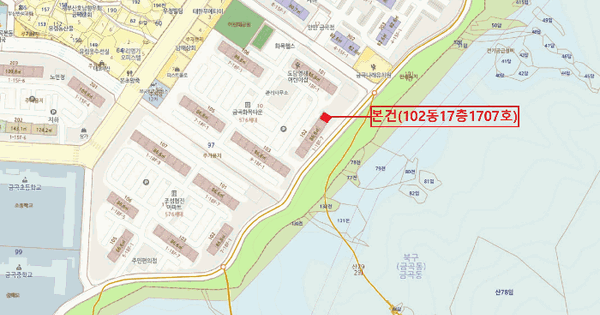 부산광역시 북구 금곡동 97-10 금곡화목타운 102동 17층1707호 미지정 경매 물건 이미지