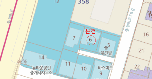 서울특별시 강동구 천호동 358-6  미지정 경매 물건 이미지