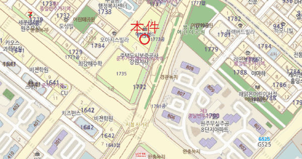 강원특별자치도 원주시 무실동 1736-2 원주무실코아루허브288  2층233호 미지정 경매 물건 이미지