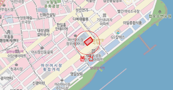경상남도 창원시 마산합포구 동성동 315 호텔엠에스  2층201호 미지정 경매 물건 이미지