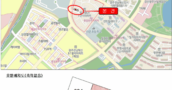 전라남도 나주시 빛가람동 394 빛가람엘에이치1단지아파트 101동 2층203호 미지정 경매 물건 이미지