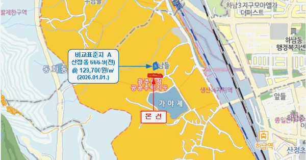 광주광역시 광산구 산정동 666-9  미지정 경매 물건 이미지