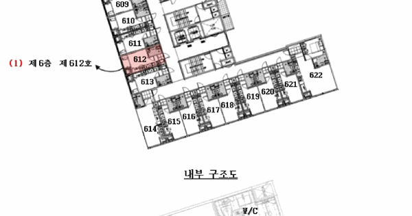 경기도 안산시 단원구 선부동 1077-16 원영크레온오피스텔  6층612호 미지정 경매 물건 이미지