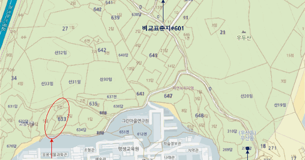 강원특별자치도 원주시 우산동 633-3  미지정 경매 물건 이미지