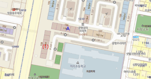 충청남도 천안시 서북구 쌍용동 1233 광명아파트 108동 9층904호 미지정 경매 물건 이미지