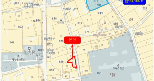 전라남도 담양군 대전면 대치리 891-9  미지정 경매 물건 이미지