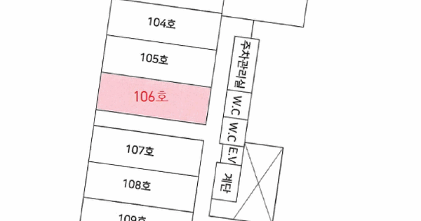 충청남도 천안시 동남구 청당동 446  1층106호 미지정 경매 물건 이미지