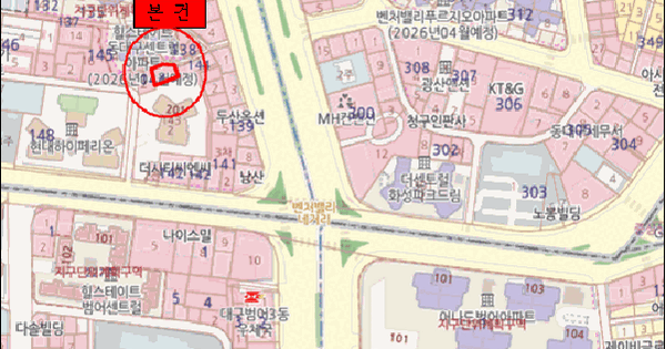 대구광역시 동구 신천동 144-3  미지정 경매 물건 이미지