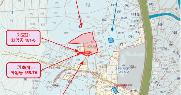 대전광역시 유성구 화암동 181-3  미지정 경매 물건 이미지