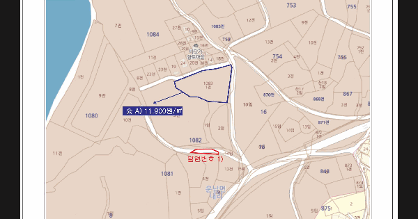 전라남도 무안군 운남면 내리 1082-17  미지정 경매 물건 이미지