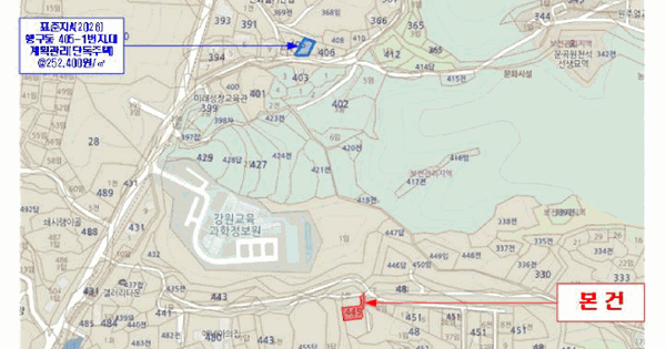 강원특별자치도 원주시 행구동 445-3  미지정 경매 물건 이미지