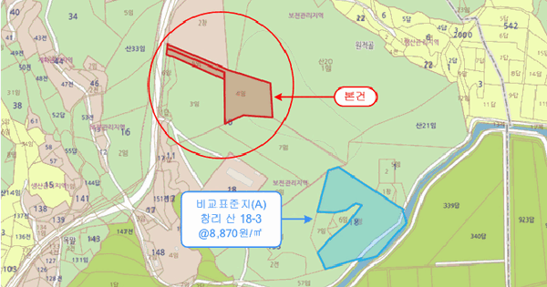 충청남도 태안군 남면 양잠리 산283  미지정 경매 물건 이미지