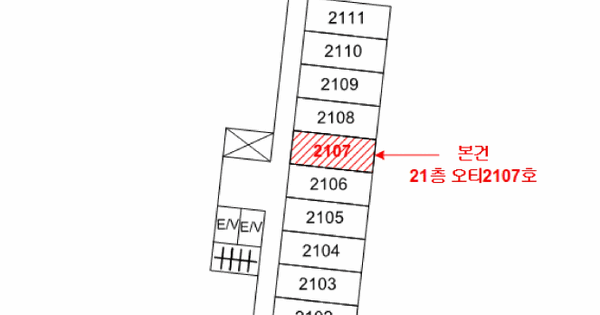 부산광역시 금정구 장전동 652-45 온천장역삼정그린코아  21층오티2107호 미지정 경매 물건 이미지