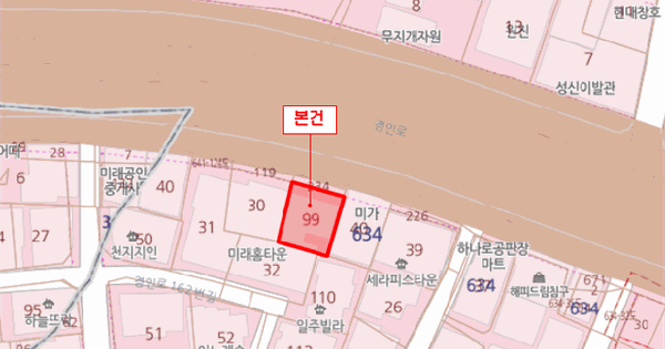 인천광역시 미추홀구 도화동 634-99 미래홈타운  3층306호 미지정 경매 물건 이미지