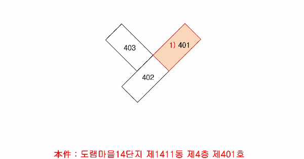 세종특별자치시  도담동 858 도램마을14단지 1411동 4층401호 미지정 경매 물건 이미지