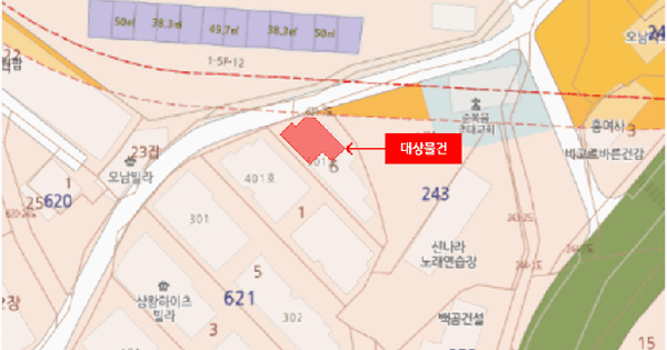 경기도 남양주시 오남읍 오남리 621-6 주건축물제1동  4층 401호 미지정 경매 물건 이미지