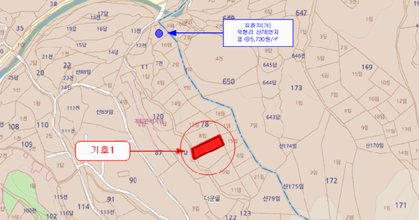 강원특별자치도 강릉시 구정면 덕현리 산78-9  미지정 경매 물건 이미지