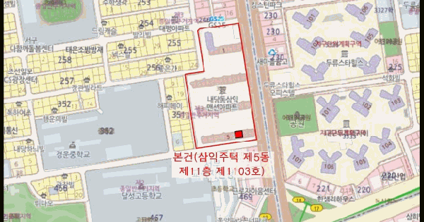 대구광역시 서구 내당동 350-1 삼익주택 5동 11층1103호 미지정 경매 물건 이미지