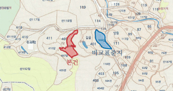 경상북도 성주군 금수강산면 어은리 408  미지정 경매 물건 이미지