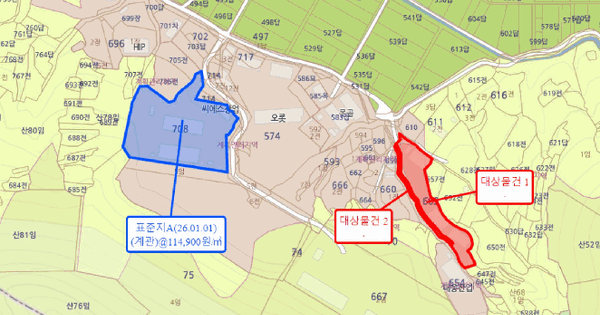 경상남도 함안군 대산면 서촌리 609-2  미지정 경매 물건 이미지