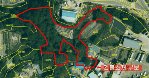 대전광역시 유성구 봉산동 621-1  미지정 경매 물건 이미지