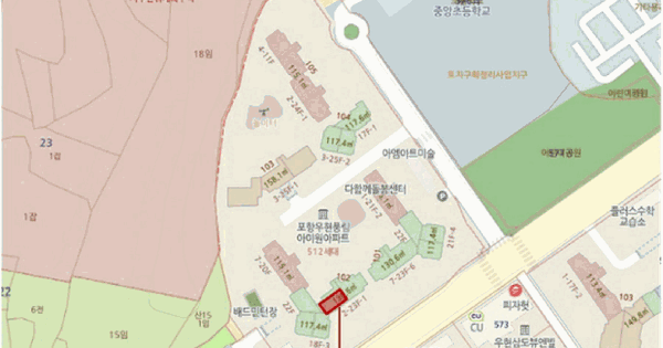 경상북도 포항시 북구 우현동 578 우현풍림아이원 102동 9층 902호 미지정 경매 물건 이미지