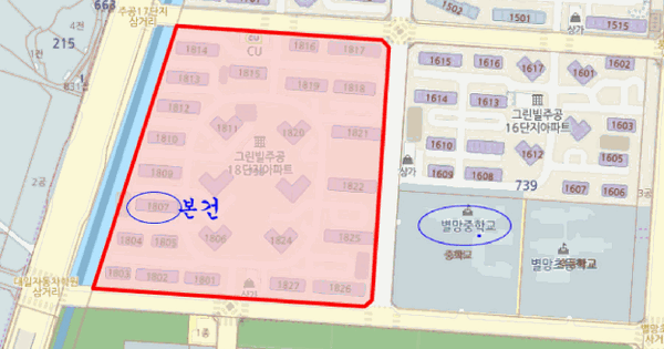 경기도 안산시 단원구 초지동 738 그린빌 1807동 5층504호 미지정 경매 물건 이미지