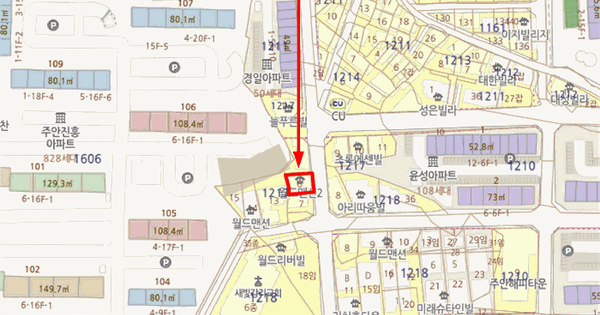 인천광역시 미추홀구 주안동 1217-6  3층301호 미지정 경매 물건 이미지
