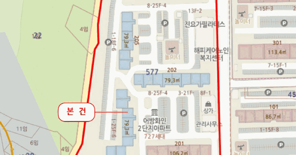 경상남도 김해시 어방동 577 어방화인아파트 204동 2층203호 미지정 경매 물건 이미지