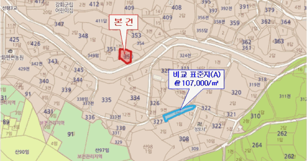 인천광역시 강화군 선원면 선행리 350-3  미지정 경매 물건 이미지