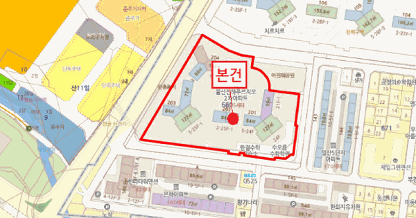 울산광역시 동구 전하동 660-2 울산전하푸르지오 202동 23층2301호 미지정 경매 물건 이미지