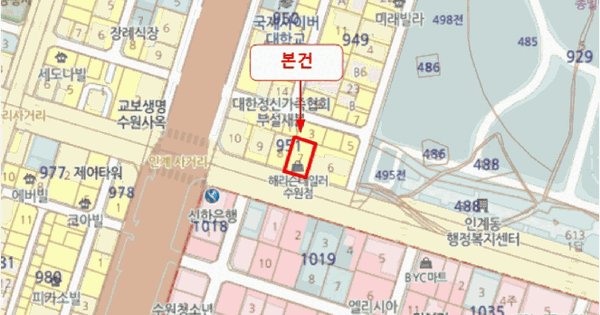 경기도 수원시 팔달구 인계동 951-7  5층501호 미지정 경매 물건 이미지
