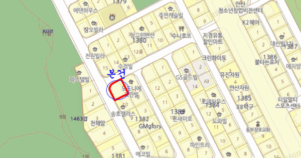 경기도 안산시 상록구 사동 1382  2층202호 미지정 경매 물건 이미지