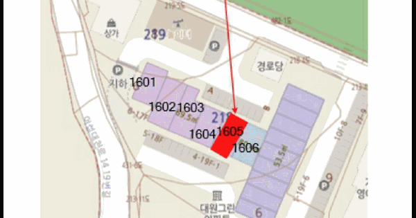 경기도 이천시 증포동 213-6 대원아파트 에이,비,상가동 16층에이-1605호 미지정 경매 물건 이미지