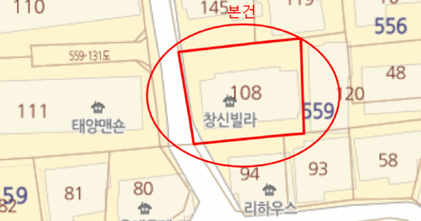 서울특별시 성북구 정릉동 559-108  제4층 제401호 미지정 경매 물건 이미지