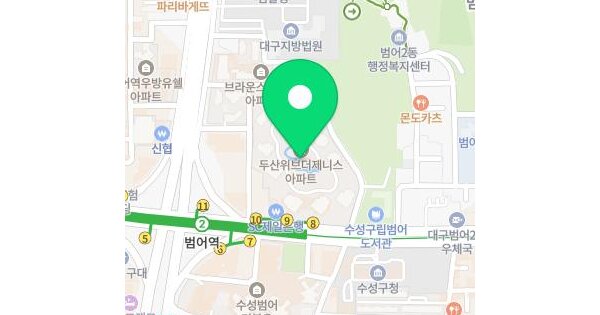 대구광역시 수성구 범어동 179 두산위브더제니스 107동 9층901호 미지정 경매 물건 이미지