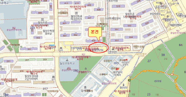 대구광역시 달서구 월성동 275-2  3층304호 미지정 경매 물건 이미지