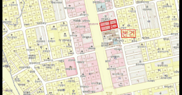 경상북도 포항시 남구 해도동 70-2 센트럴파크5차 1동 2층 203호 미지정 경매 물건 이미지